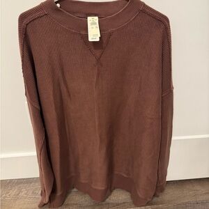 Brown Crewneck Sweatshirt